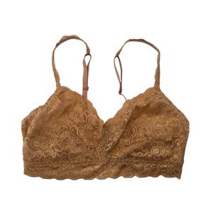 Quince Bralette M Stretch Lace Sweetheart